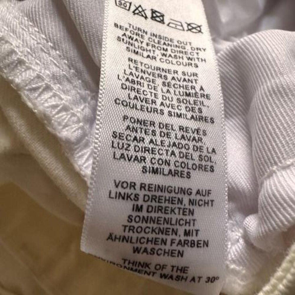 ASOS Skinny Jeans In White With Patches - Picture 13 of 14